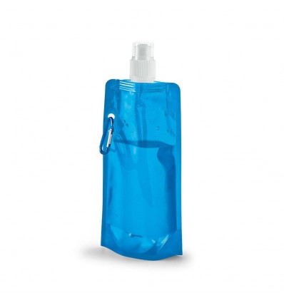 Botella plegable de plástico para publicidad Color Azul Claro