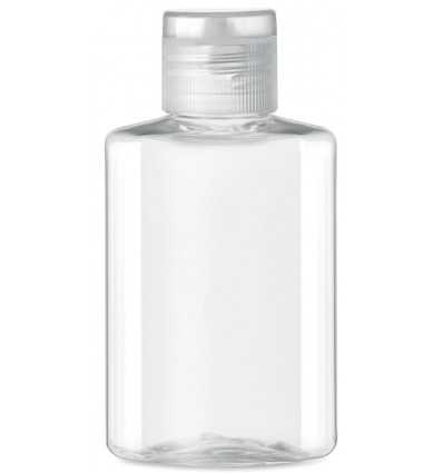 Botella reciclada de 60 ml para rellenar personalizada Color Transparente