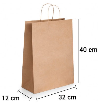Comprar bolsas de papel asa rizada para personalizar