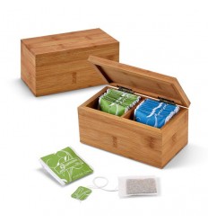 Caja de Infusiones de Bambú Mini para Publicidad Promocional