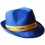 Sombrero de Polipropileno estilo Tirolés para merchandising Color Azul Claro