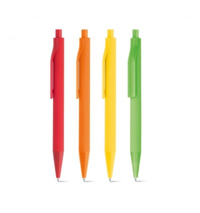 Bolígrafo de Color con Acabado de Goma económico