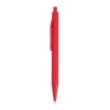Bolígrafo de Color con Acabado de Goma personalizado Color Rojo