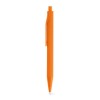 Bolígrafo de Color con Acabado de Goma publicitario Color Naranja
