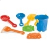 Cubo de Playa con 6 Accesorios para Regalo de empresa Color Azul Claro
