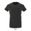 Camiseta ajustada de algodón Sol's Regent Fit 150 publicitaria Color Antracita Mezcla Vista Frontal