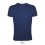Camiseta ajustada de algodón Sol's Regent Fit 150 promocional Color Azul Marino Vista Frontal