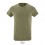 Camiseta ajustada de algodón Sol's Regent Fit 150 para empresas Color Caqui Jaspeado Vista Frontal