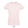 Camiseta ajustada de algodón Sol's Regent Fit 150 económica Color Rosa Jaspeado Vista Frontal