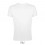 Camiseta blanca ajustada de algodón Sol's Regent Fit 150 de propaganda Color Blanco Vista Frontal