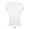 Camiseta blanca ajustada de algodón Sol's Regent Fit 150 de propaganda Color Blanco Vista Frontal