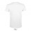 Camiseta blanca ajustada de algodón Sol's Regent Fit 150 Color Blanco Vista Posterior