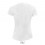 Camiseta blanca mujer transpirable para deporte Sol's Sporty 140 Color Blanco Vista Posterior