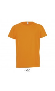 Camiseta niño transpirable para deporte Sol's Sporty 140