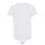 Camiseta blanca niño transpirable para deporte Sol's Sporty 140 Color Blanco Vista Posterior