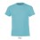 Camiseta para niños 100% algodón Sol's Regent Fit 150 publicitaria Color Azul Atolón Vista Frontal