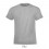 Camiseta para niños 100% algodón Sol's Regent Fit 150 promocional Color Gris Jaspeado Vista Frontal
