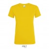 Camiseta entallada para mujer manga corta Sol's Regent 150 promocional Color Dorado Vista Frontal