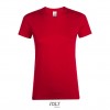 Camiseta entallada para mujer manga corta Sol's Regent 150 para eventos Color Rojo Vista Frontal