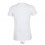 Camiseta blanca entallada para mujer manga corta Sol's Regent 150 Color Blanco Vista Posterior