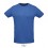 Camiseta unisex con cuello redondo Sol's Sprint 130 promocional Color Azul Royal Vista Frontal