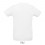 Camiseta blanca unisex con cuello redondo Sol's Sprint 130 Color Blanco Vista Posterior