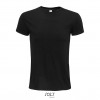 Camiseta de algodón biológico Sol's Epic 140 publicitaria Color Negro Profundo Vista Frontal