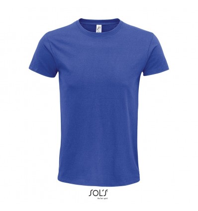 Camiseta de algodón biológico Sol's Epic 140 promocional Color Azul Royal Vista Frontal