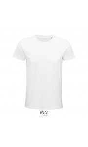 Camiseta blanca de algodón punto liso Sol's Pioneer 175