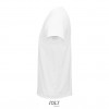 Camiseta blanca de algodón punto liso Sol's Pioneer 175 Color Blanco Vista Lateral