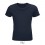 Camiseta infantil de algodón punto liso Sol's Pioneer 175 personalizada Color Azul Marino Vista Frontal