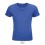 Camiseta infantil de algodón punto liso Sol's Pioneer 175 promocional Color Azul Royal Vista Frontal