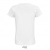 Camiseta blanca mujer de algodón biólogico Sol's Pioneer 175 Color Blanco Vista Posterior