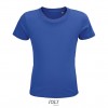 Camiseta niños de algodón tacto suave Sol's Crusader 150 promocional Color Azul Royal Vista Frontal