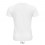 Camiseta blanca niños de algodón tacto suave Sol's Crusader 150 Color Blanco Vista Posterior