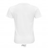 Camiseta blanca niños de algodón tacto suave Sol's Crusader 150 Color Blanco Vista Posterior