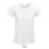 Camiseta blanca mujer de algodón punto liso Sol's Crusader 150 para empresas Color Blanco Vista Frontal