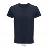 Camiseta de algodón de corte ajustado Sol's Crusader 150 personalizada Color Azul Marino Vista Frontal