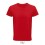 Camiseta de algodón de corte ajustado Sol's Crusader 150 para publicidad Color Rojo Vista Frontal