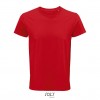 Camiseta de algodón de corte ajustado Sol's Crusader 150 para publicidad Color Rojo Vista Frontal
