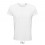 Camiseta blanca de algodón de corte ajustado Sol's Crusader 150 de propaganda Color Blanco Vista Frontal