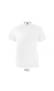 Camiseta blanca de algodón ringspun Sol's Victory 150