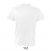Camiseta blanca de algodón ringspun Sol's Victory 150 Color Blanco Vista Posterior