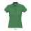 Polo ajustado de algodón para mujer Sol's Passion 170 para publicidad Color Verde Vista Frontal