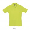 Polo algodón mejor calidad-precio Sol's Summer II 170 publicitaria Color Verde Manzana Vista Frontal