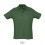 Polo algodón mejor calidad-precio Sol's Summer II 170 para personalizar Color Verde Golf Vista Frontal