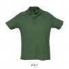 Polo algodón mejor calidad-precio Sol's Summer II 170 para personalizar Color Verde Golf Vista Frontal