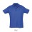Polo algodón mejor calidad-precio Sol's Summer II 170 con publicidad Color Azul Royal Vista Frontal