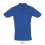 Polo de algodón ringspun Sol's Perfect 180 para empresas Color Azul Royal Vista Frontal