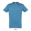Camiseta mejor calidad-precio de algodón Sol's Regent 150 barata Color Agua Vista Frontal